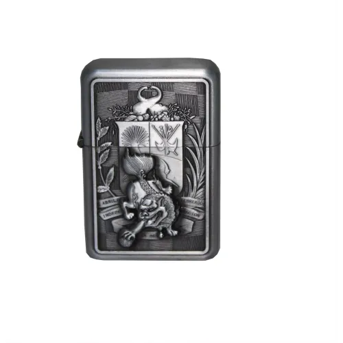 Бензиновые зажигалки Зажигалка бензиновая STAR Серебристая (23601STAR)