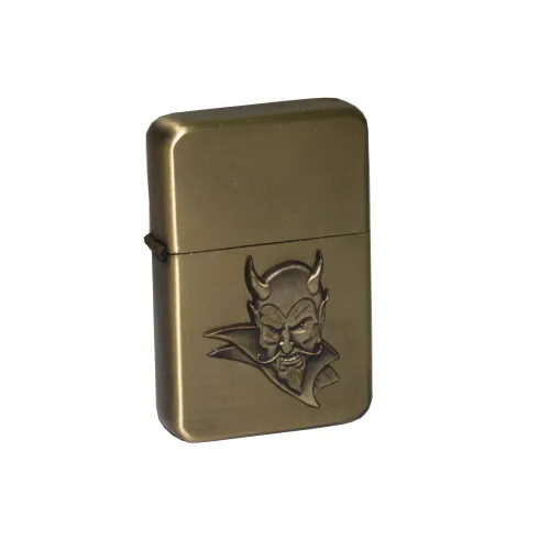 Бензиновые зажигалки Зажигалка бензиновая STAR Золотистый (24086STAR)