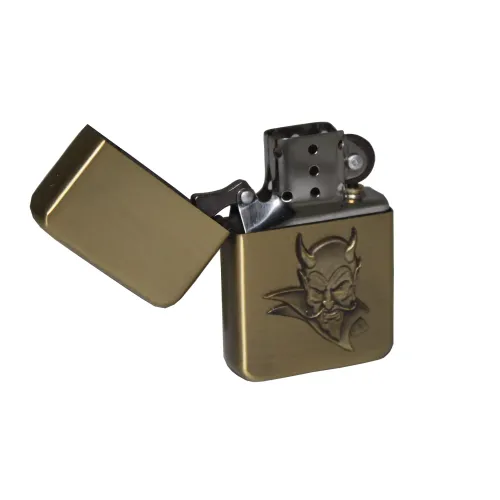 Бензиновые зажигалки Зажигалка бензиновая STAR Золотистый (24086STAR)