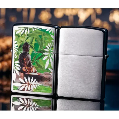 Бензиновые зажигалки Зажигалка бензиновая ZIPPO Buddah (29058)