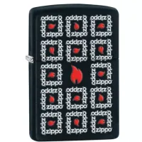 Зажигалка бензиновая ZIPPO Surround Boxes Black Matte (28667)