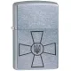 Бензиновые зажигалки Зажигалка бензиновая Zippo Ukraine Classic Street Chrome гравировка знак ВСУ (207 ВСУ)