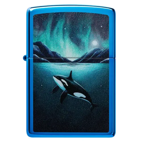 Бензиновые зажигалки Зажигалка бензиновая Zippo Whale Design (48984) Бензиновые зажигалки Зажигалка бензиновая Zippo Whale Design (48984)