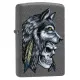 Бензиновые зажигалки Зажигалка бензиновая Zippo Wolf Skull Feather Design (29863) Бензиновые зажигалки Зажигалка бензиновая Zippo Wolf Skull Feather Design (29863)