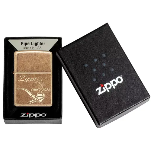 Бензинові запальнички Запальничка бензинова Zippo Zippo Pipe Design (46333)