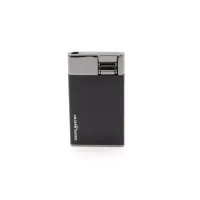 Запальничка газова пьезо, турбо Silver Match Oslo чорна (40674356BL)