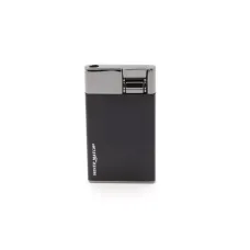 Запальничка газова пьезо, турбо Silver Match Oslo чорна (40674356BL)