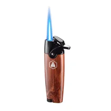 Запальничка газова тонка турбо Laguiole малюнок дерево, метал, пластик, подарункова коробка (40202535)