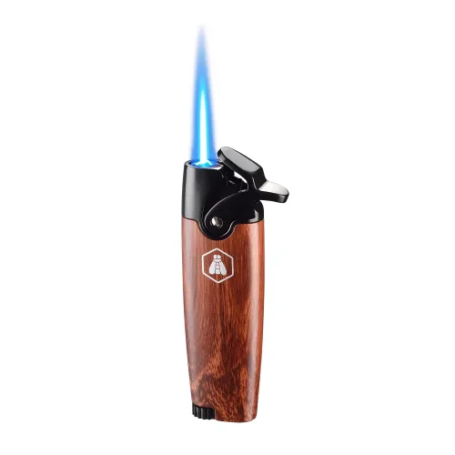 Газові запальнички Запальничка газова тонка турбо Laguiole малюнок дерево, метал, пластик, подарункова коробка (40202535)