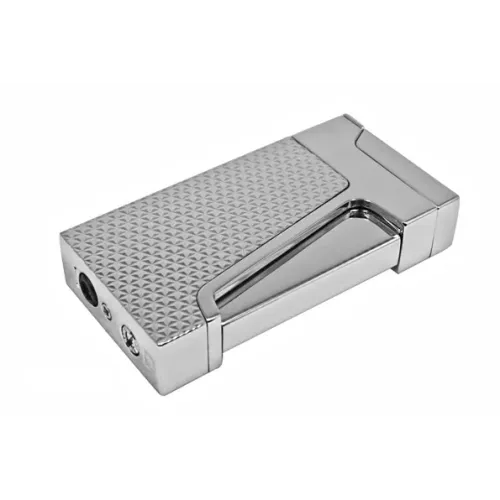 Бензинові запальнички Запальничка "Pierre Cardin" кремнієва, турбо, хром-насічка (MFH-272-02)