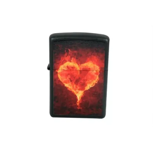 Бензинові запальнички Запальничка Zippo Hearts Black Matte (28313)