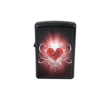 Запальничка Zippo LOVE HEART BLACK MATTE (28043)