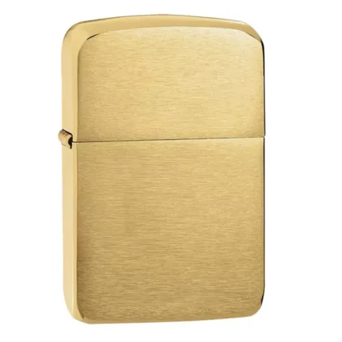 Бензинові запальнички Запальничка ZIPPO Replica Brush Brass (1941B)