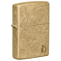 Запальничка армована бензинова ZIPPO Armor® Tumbled Brass Series Flame (46398)