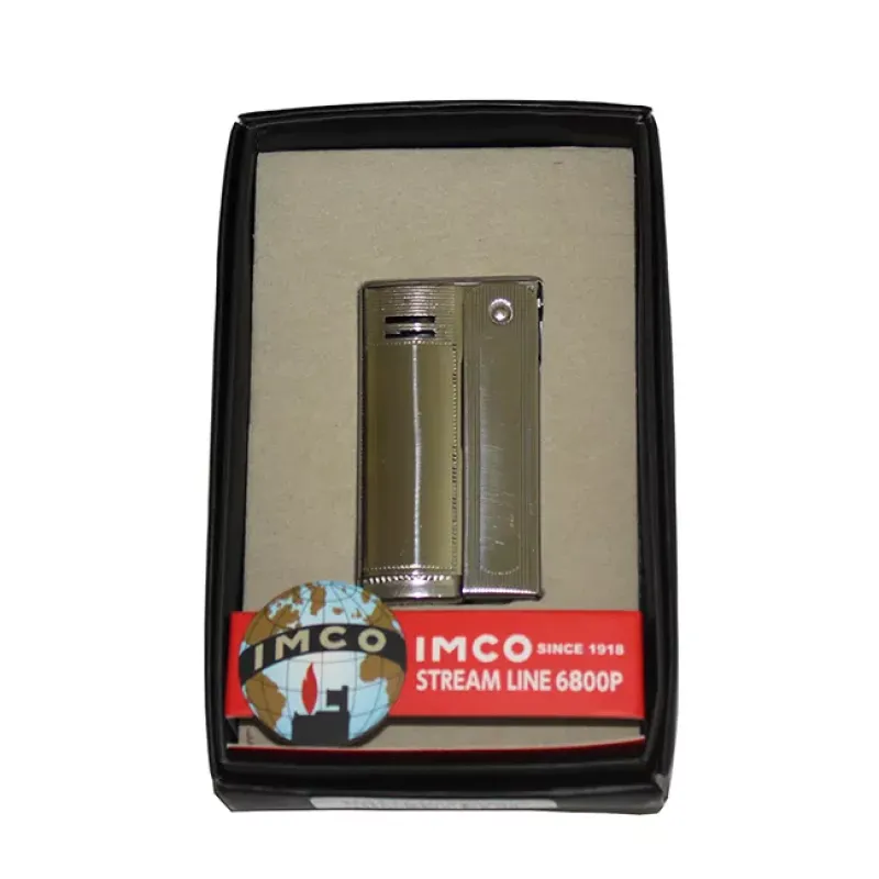 Зажигалка бензиновая IMCO Streamline 6800P Oil nickel shield зеркальный хром (IM1800070)