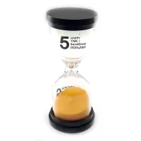 Часы песочные None на 5 минут 11х4.5х4.5 см Оранжевый песок (DN32240A)