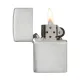 Серебряная бензиновая зажигалка Zippo 13 Brushed Finish Sterling Silver (13)