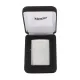 Серебряная бензиновая зажигалка Zippo 13 Brushed Finish Sterling Silver (13)