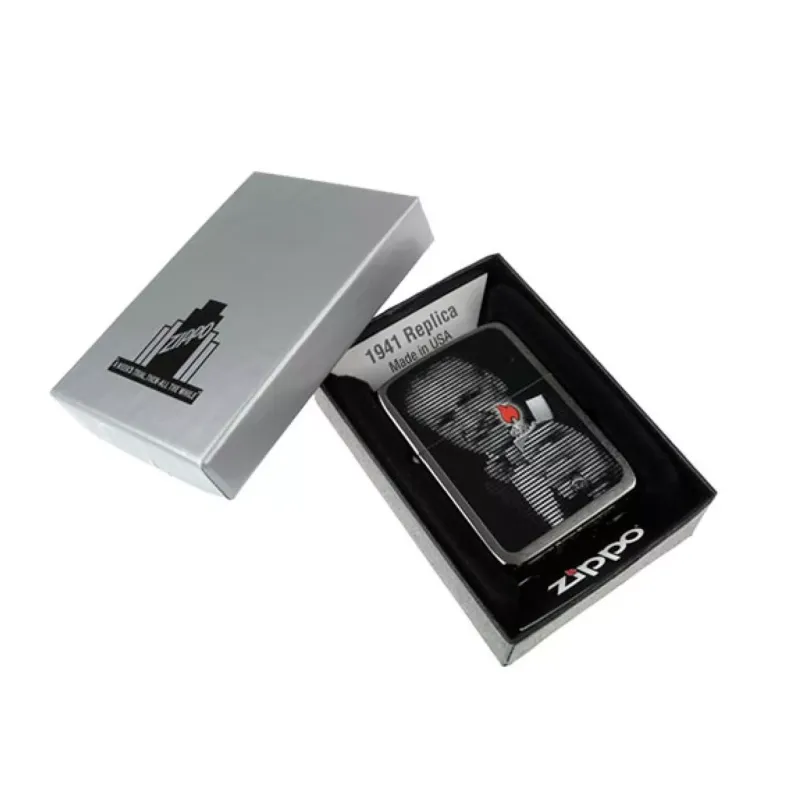 Запальничка бензинова "ZIPPO" Mr. Blaisdell, хром (28452)