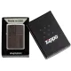 Зажигалка бензиновая ZIPPO Brown Leather Emblem - Zippo Design, хром, кожа коричневый (49920)