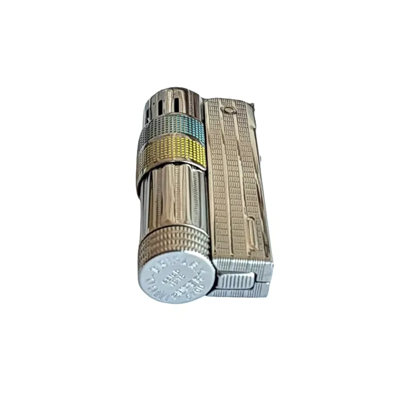Зажигалка бензиновая IMCO Super 6700 Triplex Oil chrome yellow-blue Two Tone хром желто-голубая (IM1800083)