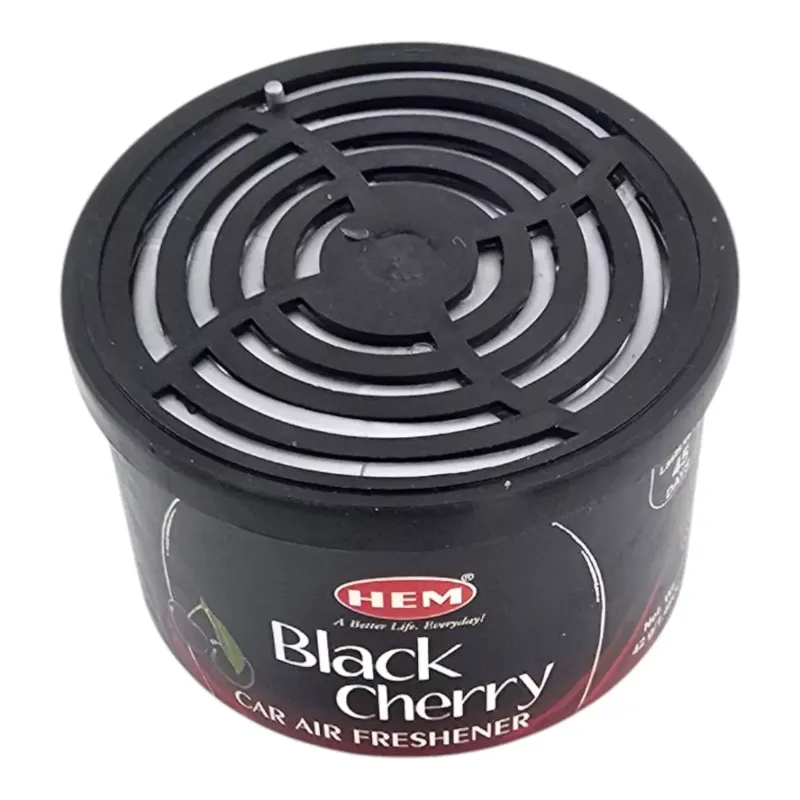 Ароматизатор приміщення, автомобіля HEM Black Cherry Car Air Freshner в баночці чорна вишня (DN36561)