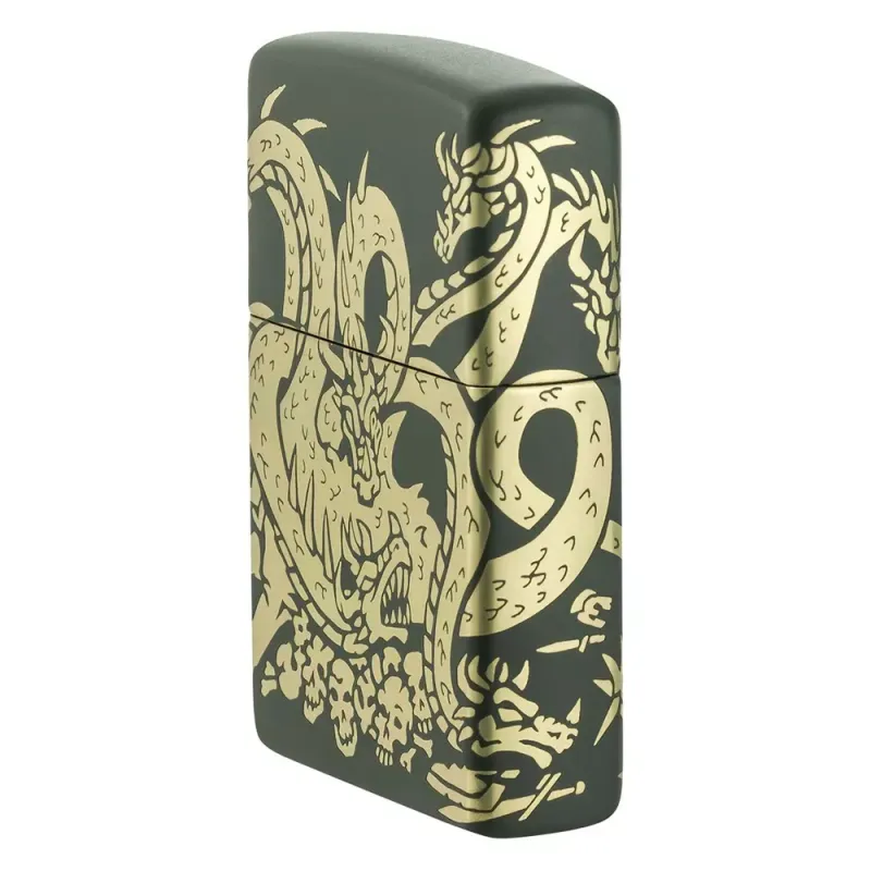 Зажигалка бензиновая Zippo Dragon Design (48907)
