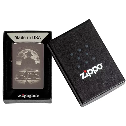 Зажигалка бензиновая Zippo Vintage Car and Man Design (46349)