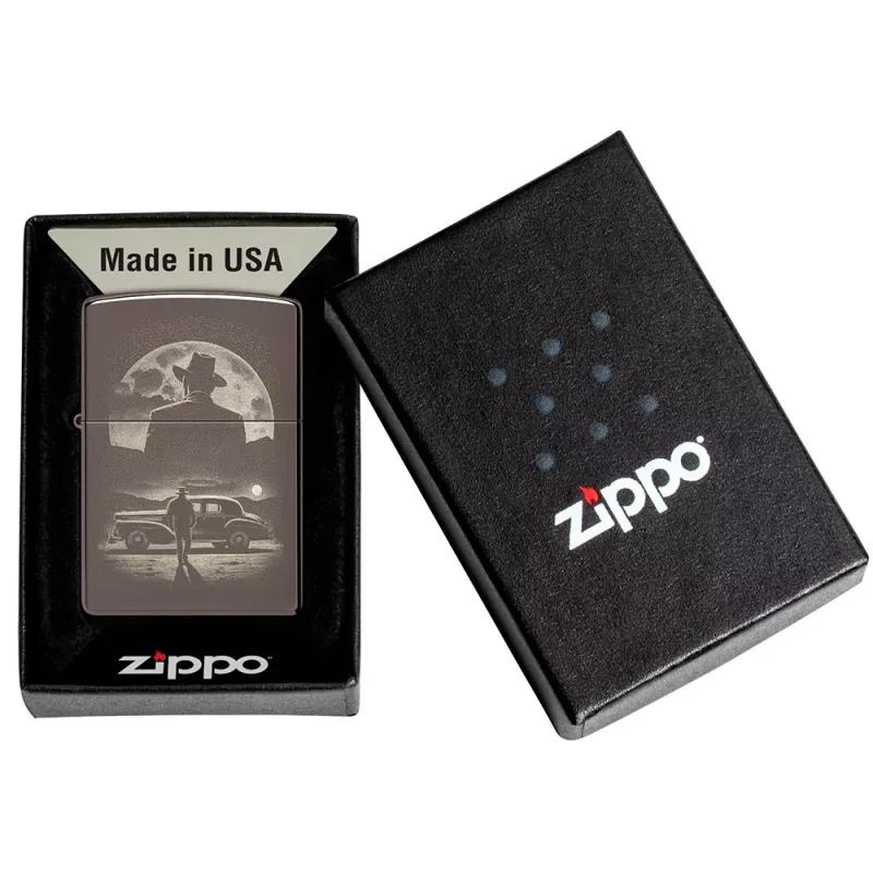 Зажигалка бензиновая Zippo Vintage Car and Man Design (46349)