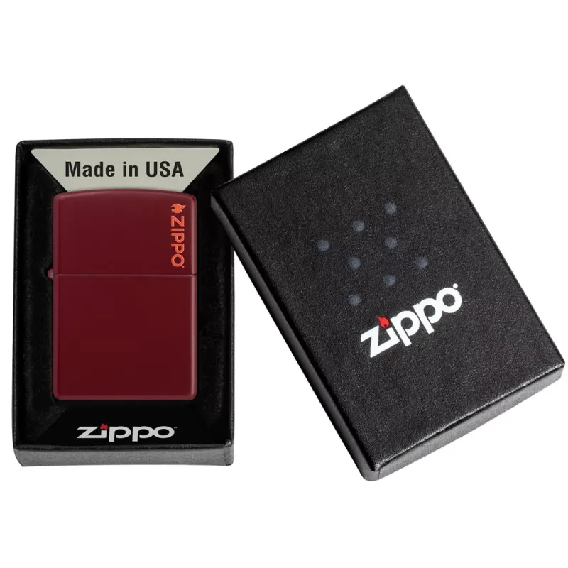 Запальничка бензинова Zippo Reg Merlot Matte w Zippo (46021 ZL)