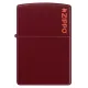 Запальничка бензинова Zippo Reg Merlot Matte w Zippo (46021 ZL)