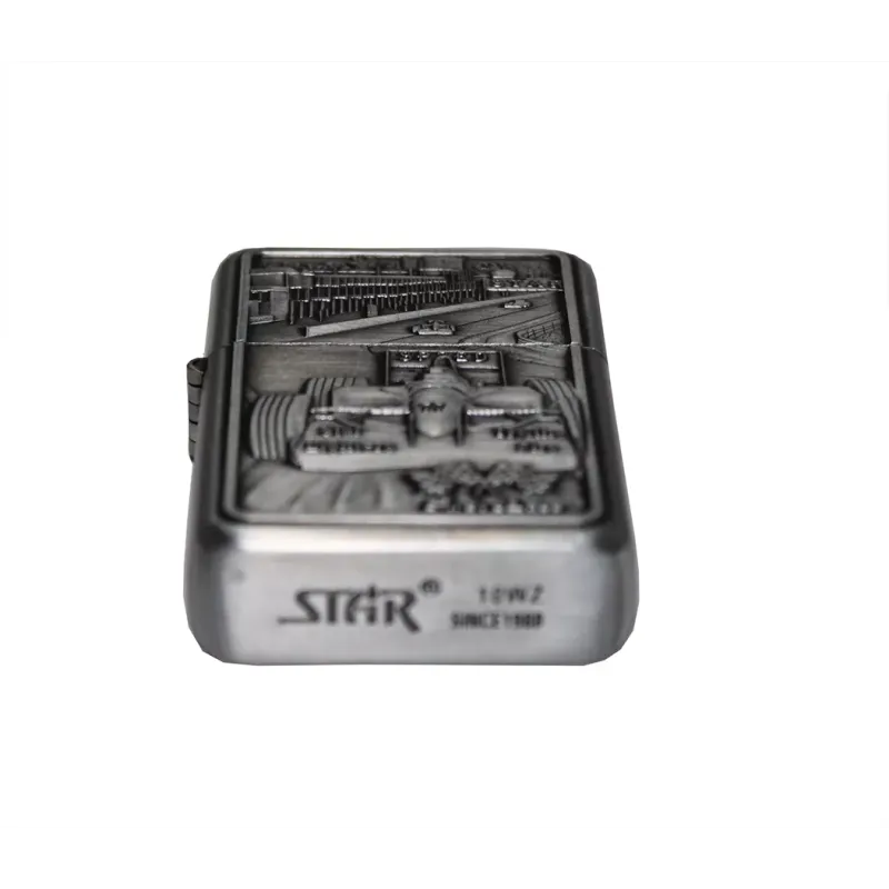 Зажигалка бензиновая STAR Серый (23648STAR)