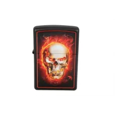 Зажигалка Zippo Lighter Burning Skill Black Matte (28307)