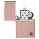 Запальничка армована бензинова ZIPPO High Polish Rose Gold Flame Design (46401)