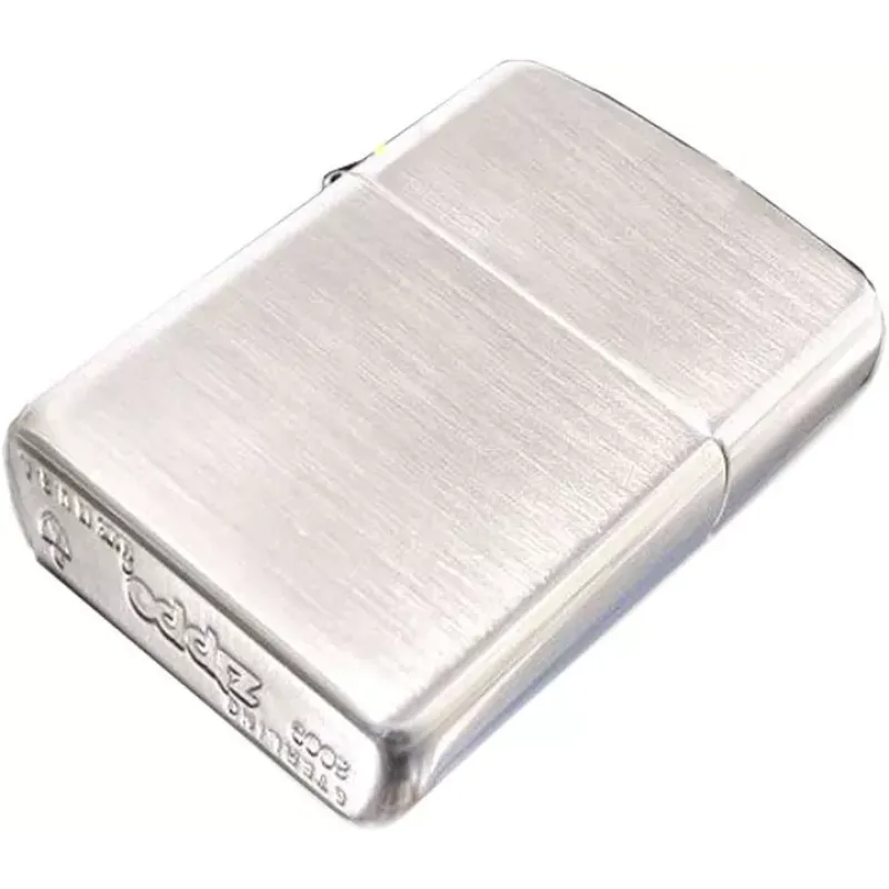 Серебряная зажигалка бензиновая ZIPPO Brushed Sterling Silver серебро 925 пробы, бархатная коробочка (13)