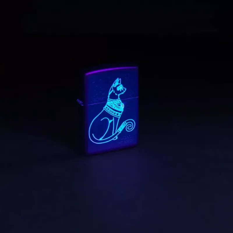Зажигалка бензиновая Zippo Spiritual Cat Design Черная (48582)