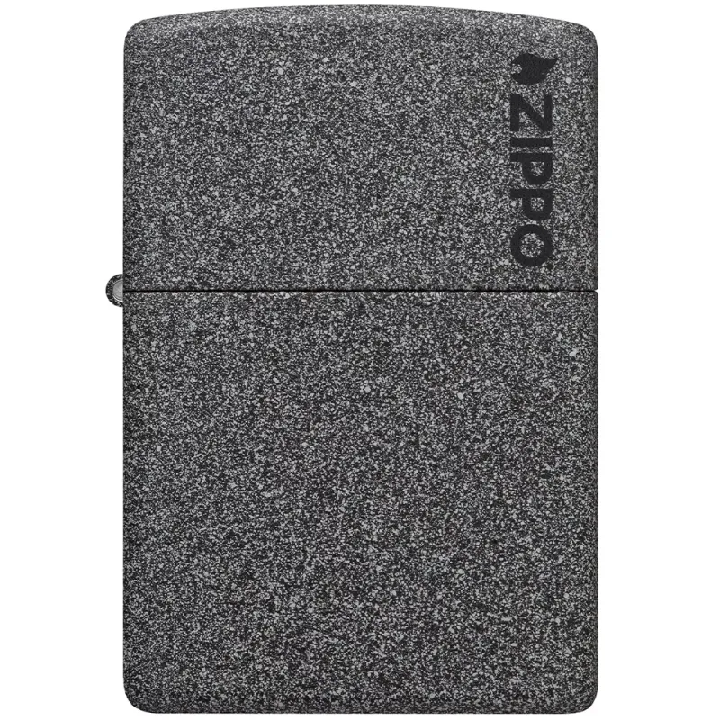 Зажигалка бензиновая ZIPPO Reg Iron Stone Logo Zippo (211 ZL)