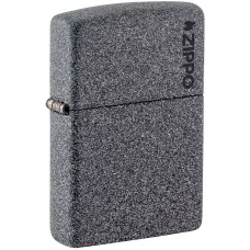 Зажигалка бензиновая ZIPPO Reg Iron Stone Logo Zippo (211 ZL)