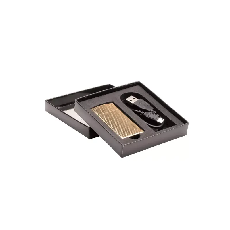 Зажигалка Silver Match EDGWARE USB LIGHTER DL-6 со спиралью Золотистый (40674174GOLD)