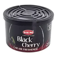 Ароматизатор приміщення, автомобіля HEM Black Cherry Car Air Freshner в баночці чорна вишня (DN36561)
