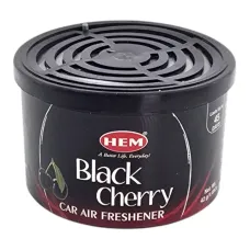 Ароматизатор приміщення, автомобіля HEM Black Cherry Car Air Freshner в баночці чорна вишня (DN36561)