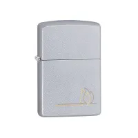 Бензиновая зажигалка Zippo 205 PF20 Flame Design Серебристая (49210)