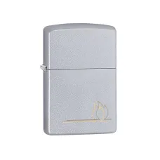 Бензинова запальничка Zippo 205 PF20 Flame Design Срібляста (49210)