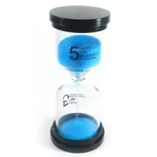 Часы песочные на 5 минут Синий песок 10,5х4,5х4,5 см (DN30720A)
