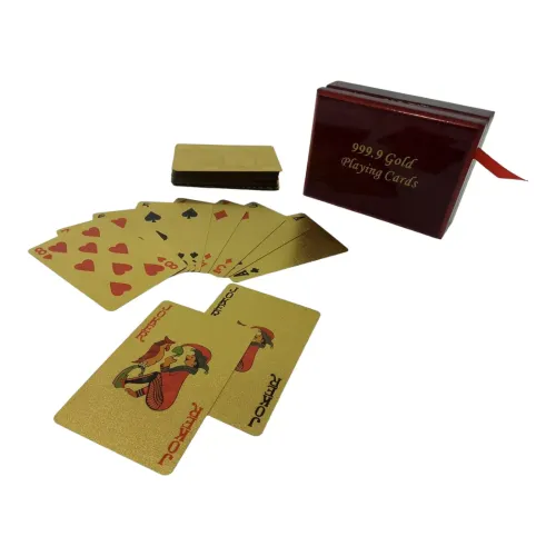 Игральные карты Карты игральные пластиковые позолоченные в шкатулке "Евро" (DN32376A) DUKE