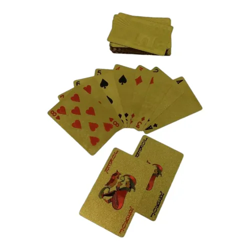 Игральные карты Карты игральные пластиковые позолоченные в шкатулке "Евро" (DN32376A) DUKE