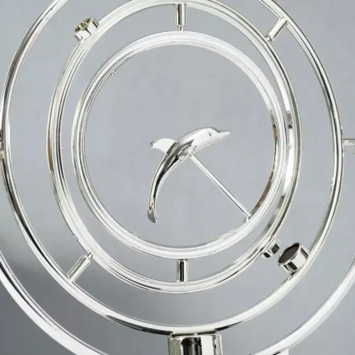 Приниматели решений и антистрессы Маятник магнитный кинетический антистресс "Дельфин" инерционный (25х22х10 см) 4 батарейки АА пластик, хром (DN32767N)