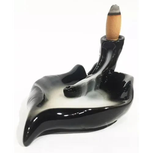 Наборы ароматов Благовония конусы 10 шт с обратным потоком "Cannabis" (Конопля) жидкий дым (DN35862)