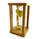 Песочные часы Песочные часы на 20 минут в бамбуке "Эйфелева башня" желтый песок 16,5х10х10 см (DN29765D)