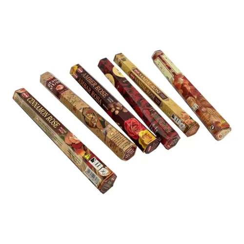 Наборы ароматов Подарочный набор благовоний 6 ароматов 120 палочек HEM "Коллекция роз" Подарочный набор благовоний 6 ароматов 120 палочек HEM "Коллекция роз" HEXA по 20 палочек (DN36530)